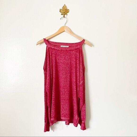 Free People Tops - Free People WTF Chill Out Red long sleeve top